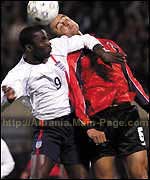Andy Cole and Ervin Fakaj